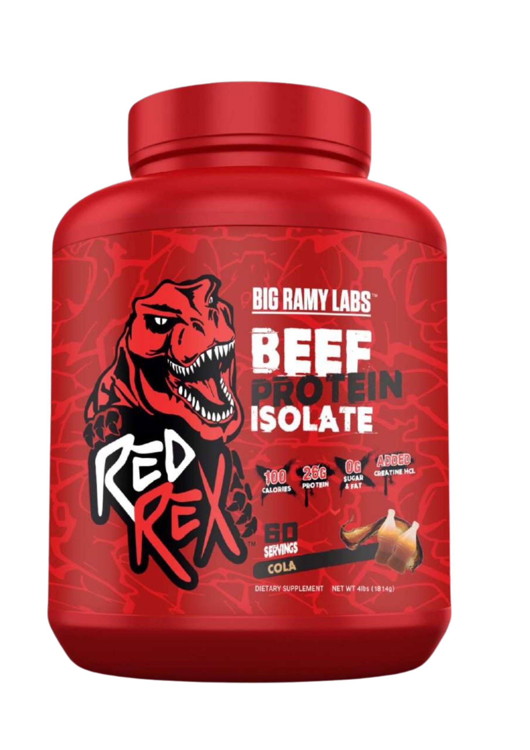 1-scaled-1.jpg ريد ريكس بروتين بيف RED REX - 100% Beef Protein Isolate - 4lb - 60 serving - الصورة 1