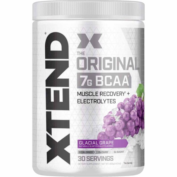 ⁦اكستند BCAA بدون سكر 30 حصة - ثلج التوت الأزرق⁩ - الصورة ⁦4⁩