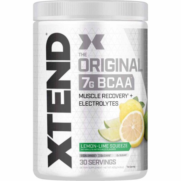 ⁦اكستند BCAA بدون سكر 30 حصة - ثلج التوت الأزرق⁩ - الصورة ⁦3⁩