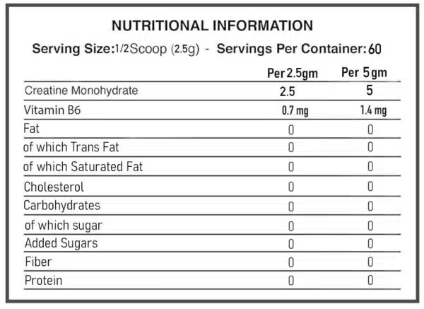 ⁦كيفن ليفرون جولد كرياتين 300 جم – Creatine Monohydrate⁩ - الصورة ⁦2⁩