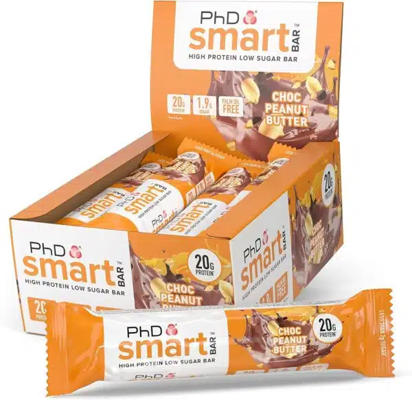 ⁦بروتين بار PhD Smart – 64 جم | كرتون 12 بار⁩ - الصورة ⁦3⁩