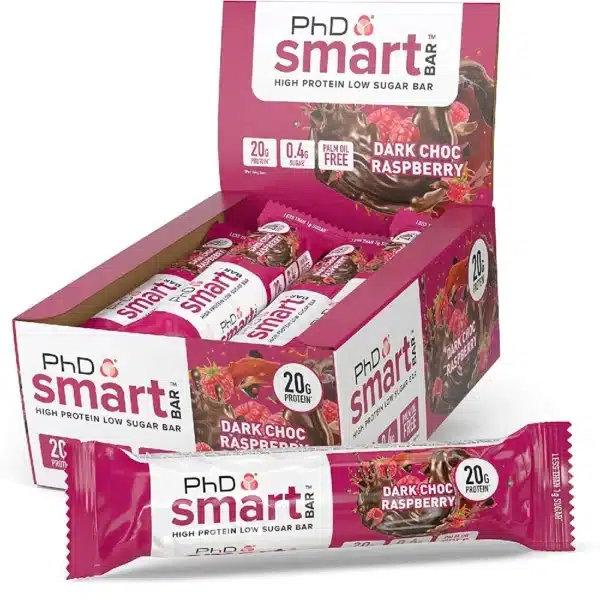 كرتون PhD Smart Protein Bar بنكهات متنوعة